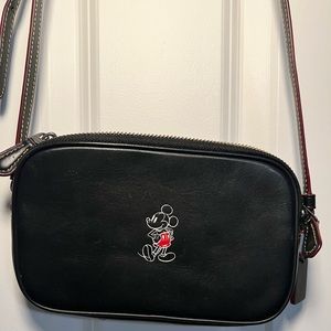 Coach mickey mouse cross body bag